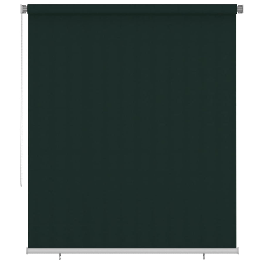 Rolgordijn voor buiten 200x230 cm HDPE donkergroen