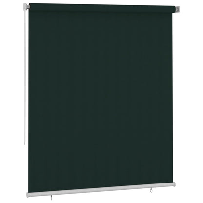 Rolgordijn voor buiten 200x230 cm HDPE donkergroen