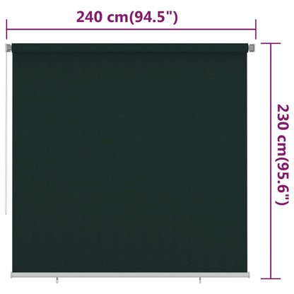 Rolgordijn Voor Buiten Hdpe 240 x 230 cm