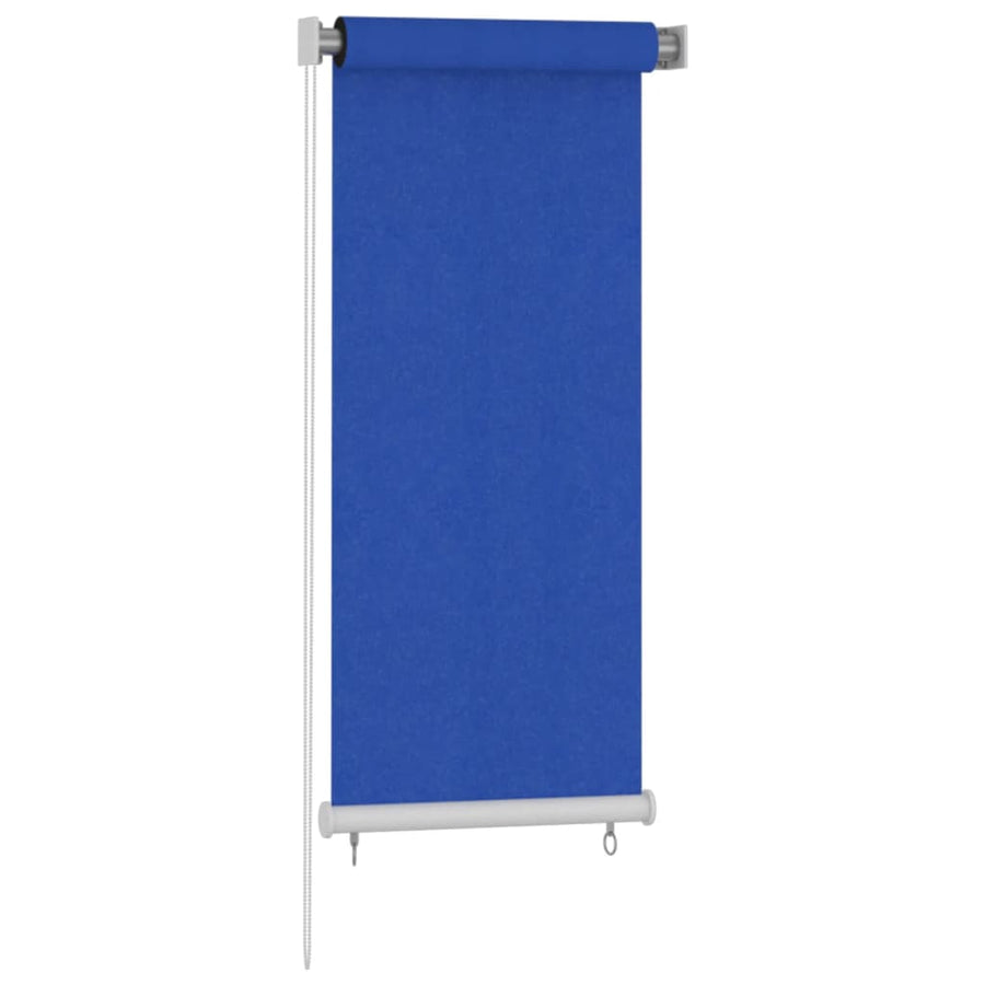Rolgordijn voor buiten 60x140 cm HDPE blauw