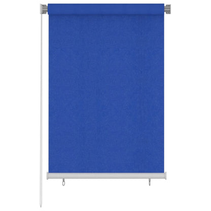 Rolgordijn voor buiten 100x140 cm HDPE blauw
