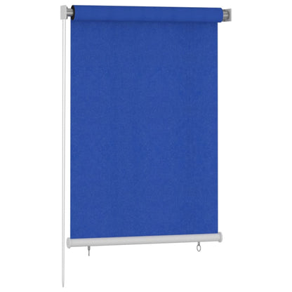 Rolgordijn voor buiten 100x140 cm HDPE blauw