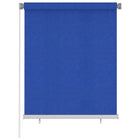Rolgordijn buiten 120x140 cm blauw HDPE