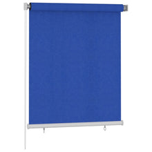 Rolgordijn voor buiten 120x140 cm HDPE blauw