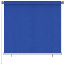 Rolgordijn voor buiten 160x140 cm HDPE blauw