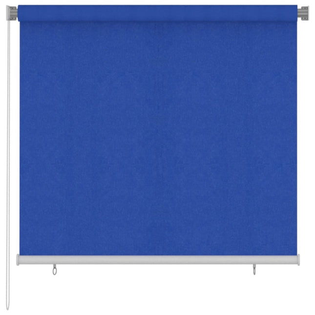 Rolgordijn Voor Buiten Hdpe 160 x 140 cm Blauw