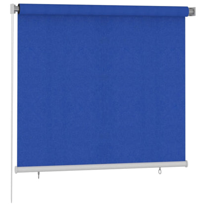 Rolgordijn voor buiten 160x140 cm HDPE blauw