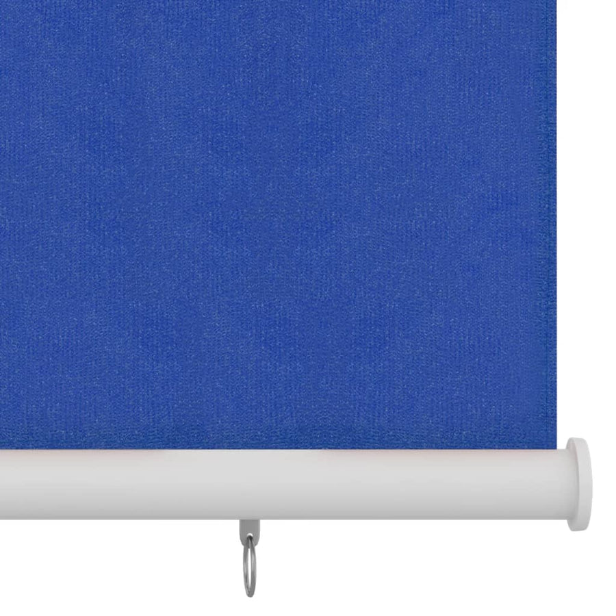 Rolgordijn voor buiten 160x140 cm HDPE blauw