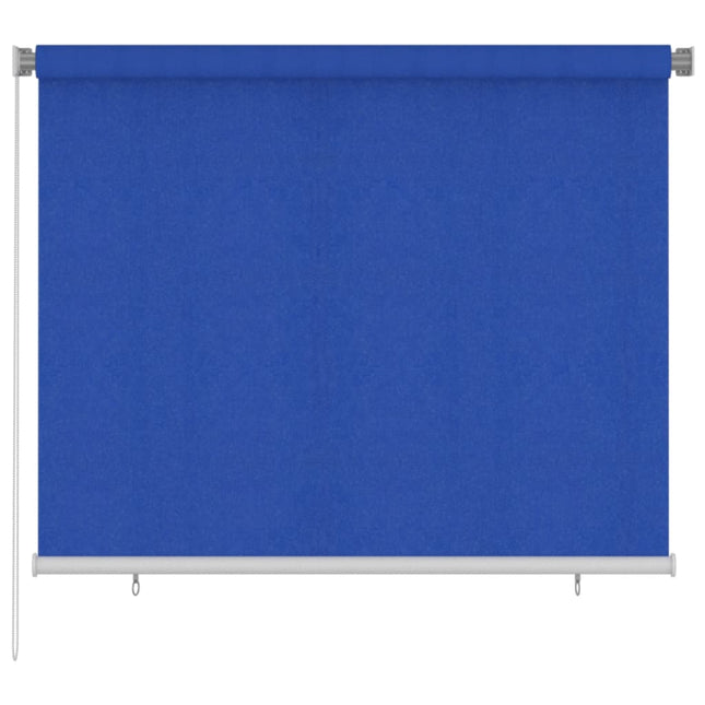 Rolgordijn Voor Buiten Hdpe 180 x 140 cm Blauw