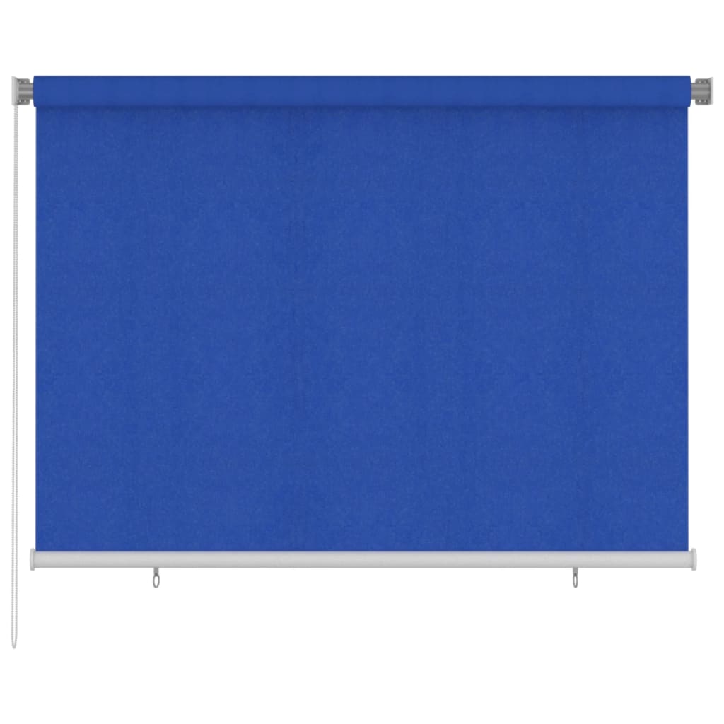 Rolgordijn voor buiten 200x140 cm HDPE blauw