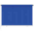 Buitenrolgordijn 220 x 140 cm blauw HDPE