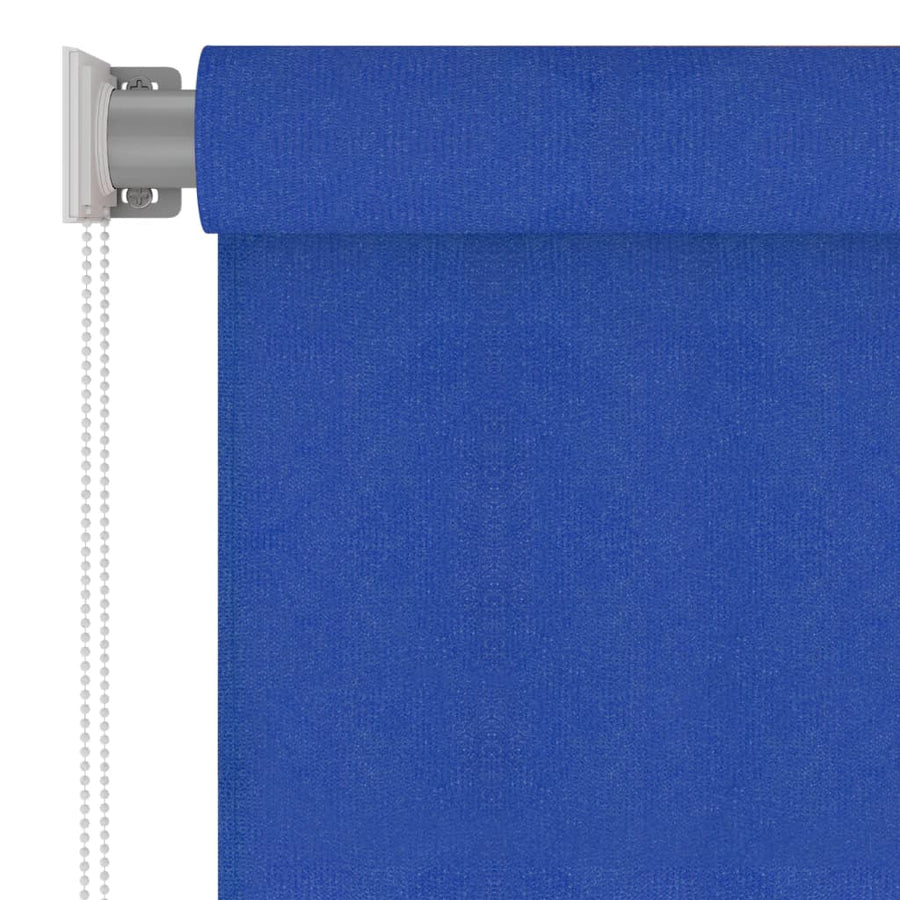 Rolgordijn voor buiten 240x140 cm HDPE blauw