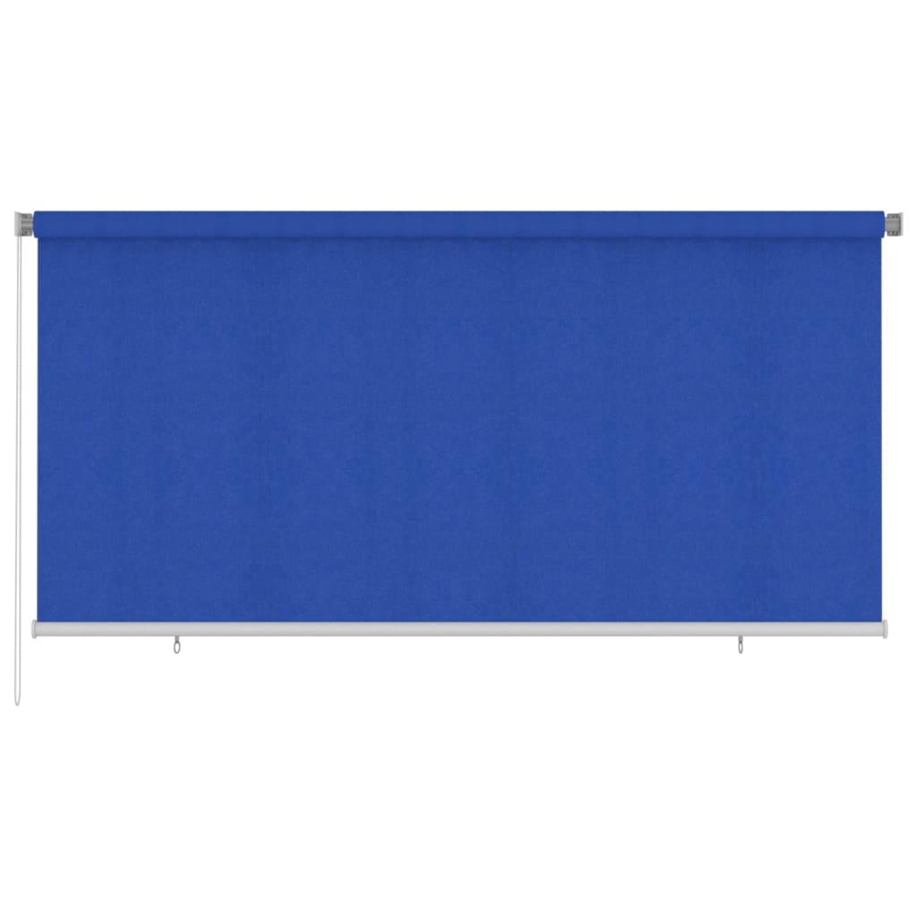 Rolgordijn voor buiten 300x140 cm HDPE blauw