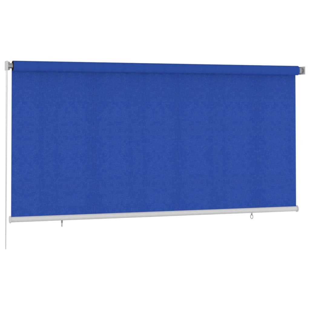 Rolgordijn voor buiten 300x140 cm HDPE blauw