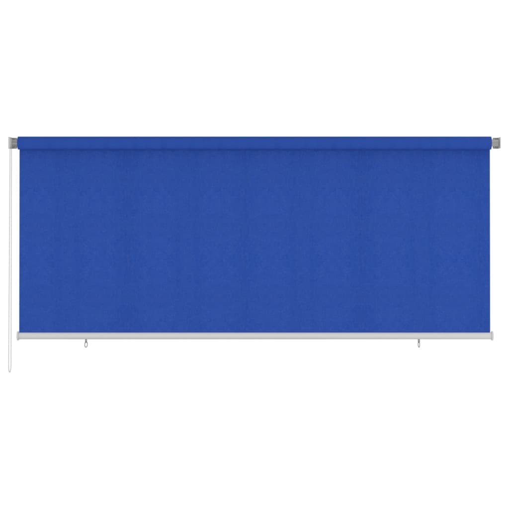Rolgordijn voor buiten 350x140 cm HDPE blauw