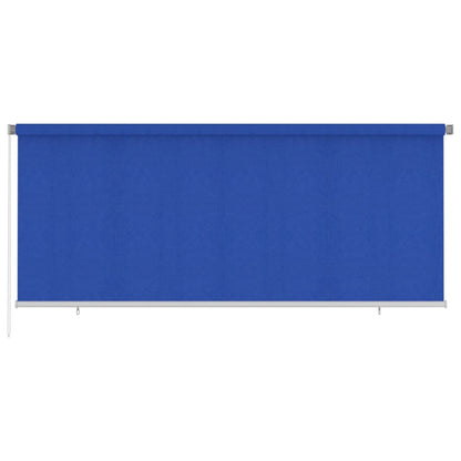 Rolgordijn voor buiten 350x140 cm HDPE blauw