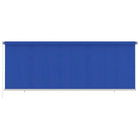 Rolgordijn buiten 400x140 cm HDPE blauw
