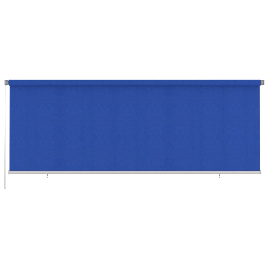 Rolgordijn voor buiten 400x140 cm HDPE blauw