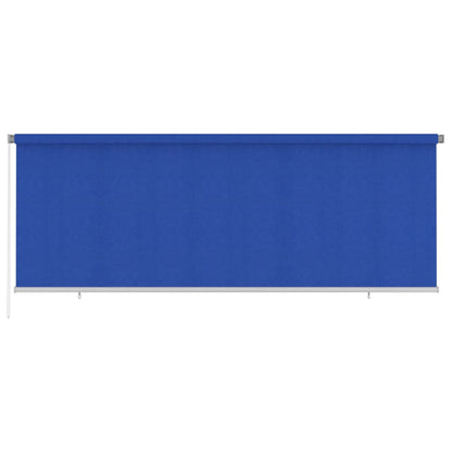Rolgordijn voor buiten 400x140 cm HDPE blauw