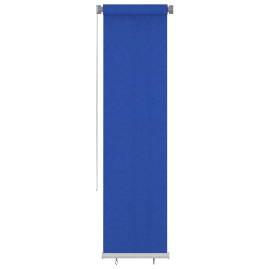 Rolgordijn voor buiten 60x230 cm HDPE blauw