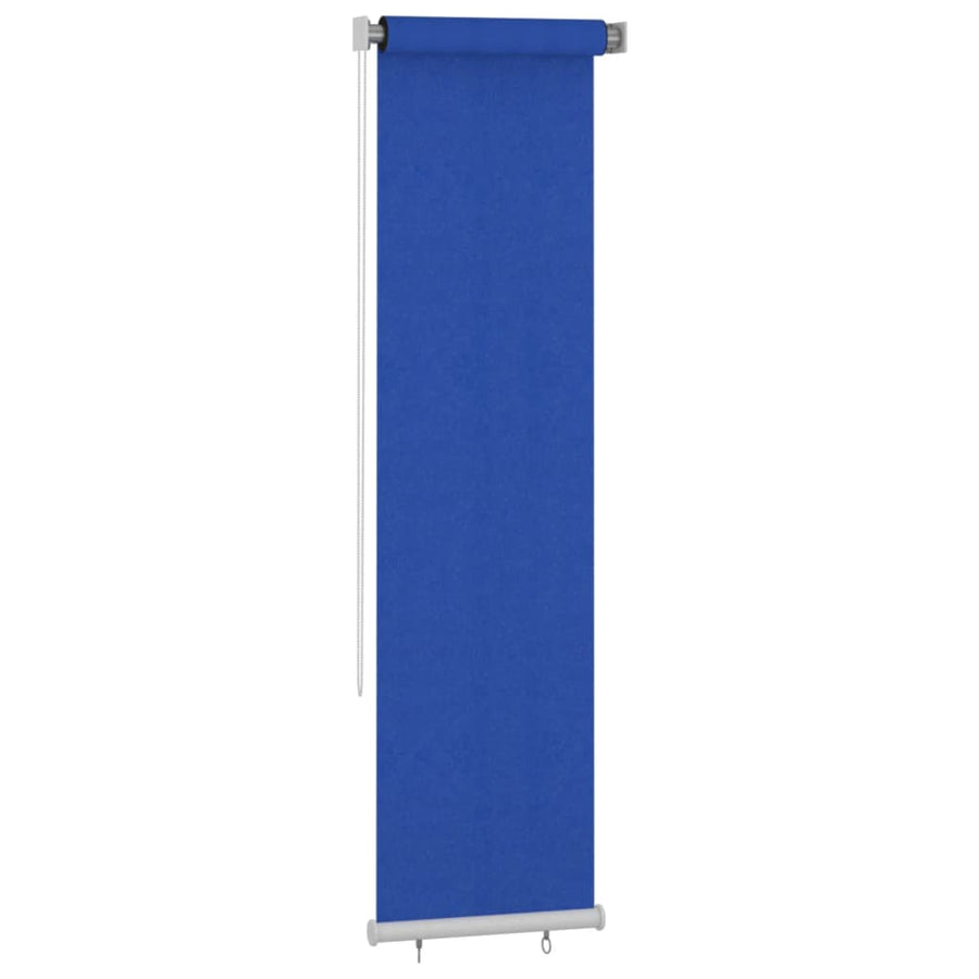 Rolgordijn voor buiten 60x230 cm HDPE blauw