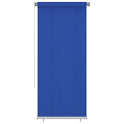 Rolgordijn buiten 100x230 cm blauw HDPE