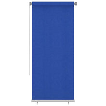 Rolgordijn voor buiten 100x230 cm HDPE blauw