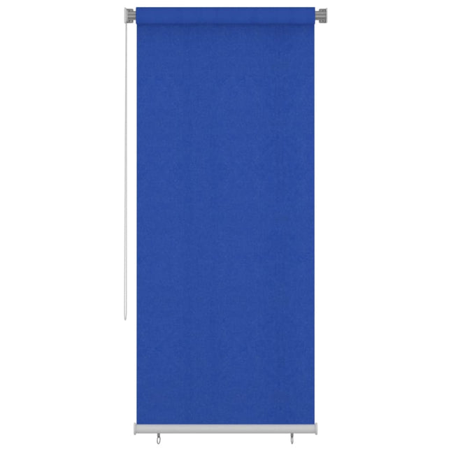 Rolgordijn Voor Buiten Hdpe 100 x 230 cm Blauw