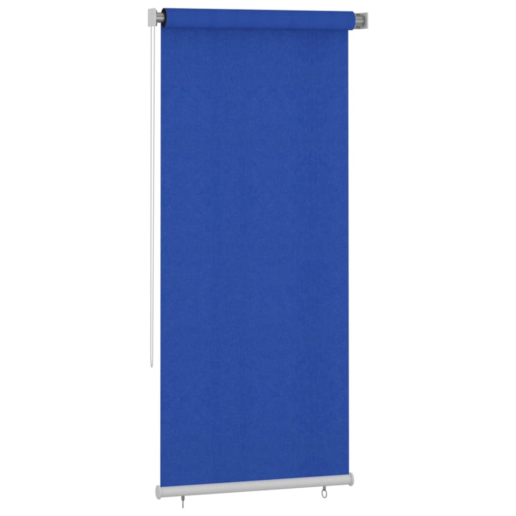 Rolgordijn voor buiten 100x230 cm HDPE blauw