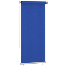 Rolgordijn voor buiten 100x230 cm HDPE blauw