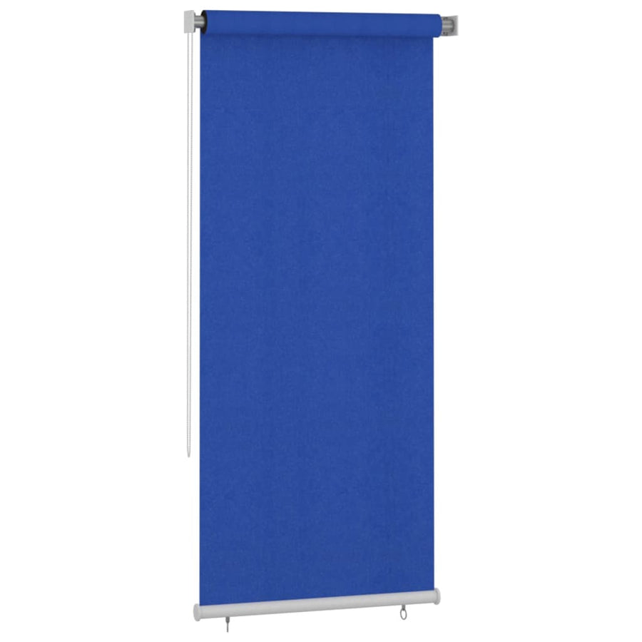 Rolgordijn voor buiten 100x230 cm HDPE blauw