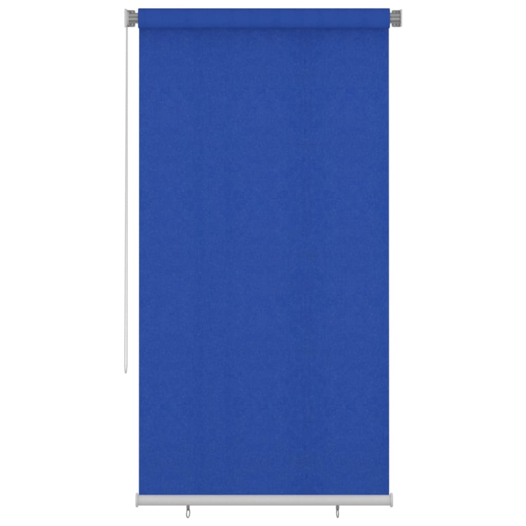 Rolgordijn voor buiten 120x230 cm HDPE blauw