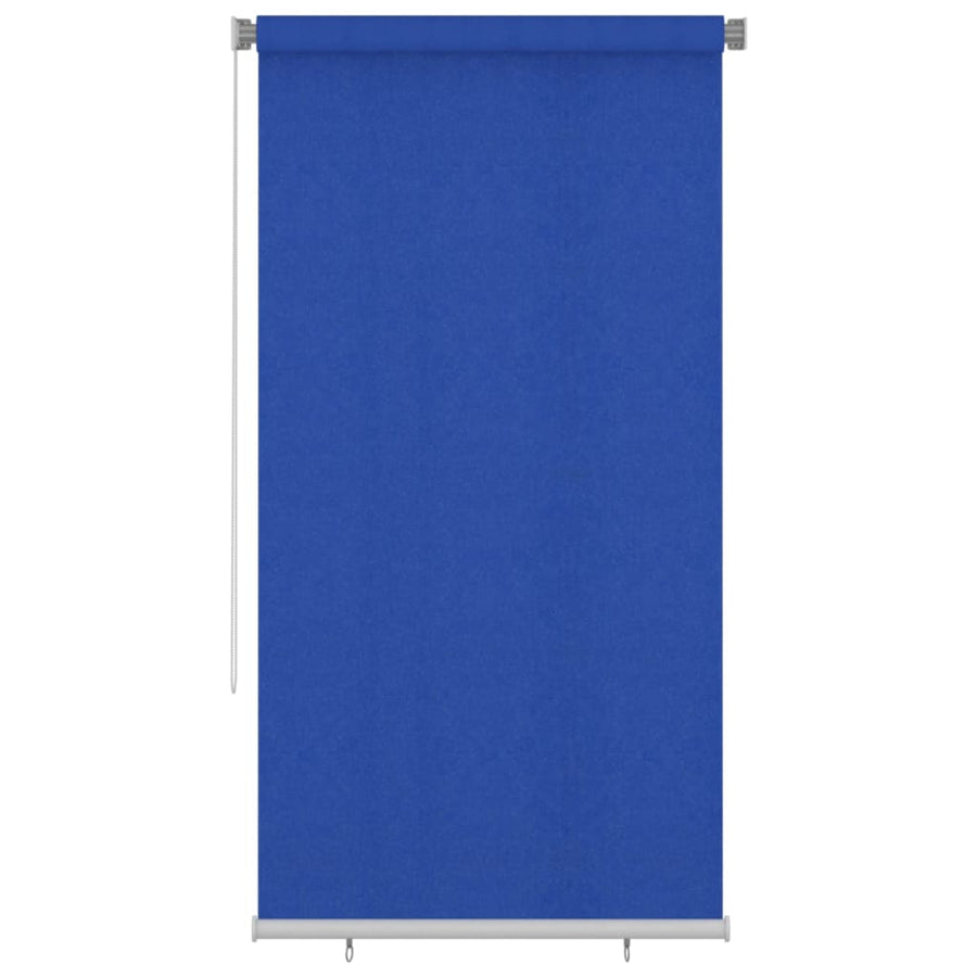 Rolgordijn voor buiten 120x230 cm HDPE blauw