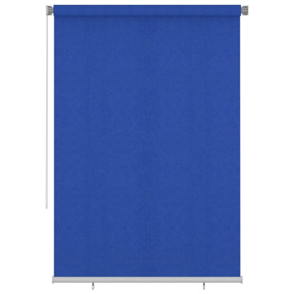 Rolgordijn voor buiten 160x230 cm HDPE blauw