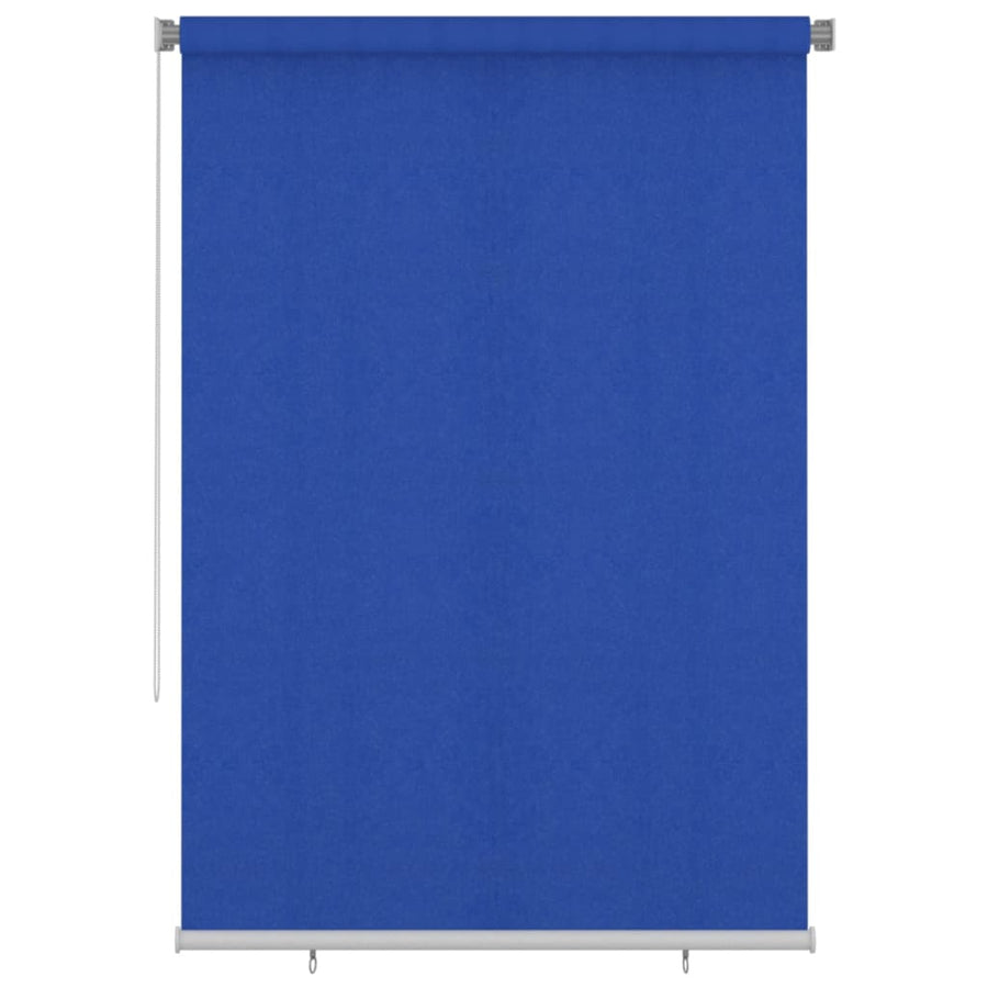 Rolgordijn voor buiten 160x230 cm HDPE blauw