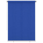 Rolgordijn Voor Buiten Hdpe 160 x 230 cm Blauw