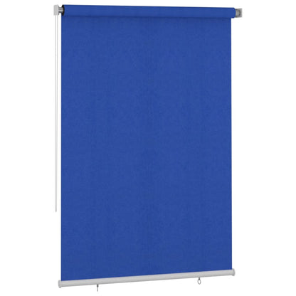 Rolgordijn voor buiten 160x230 cm HDPE blauw