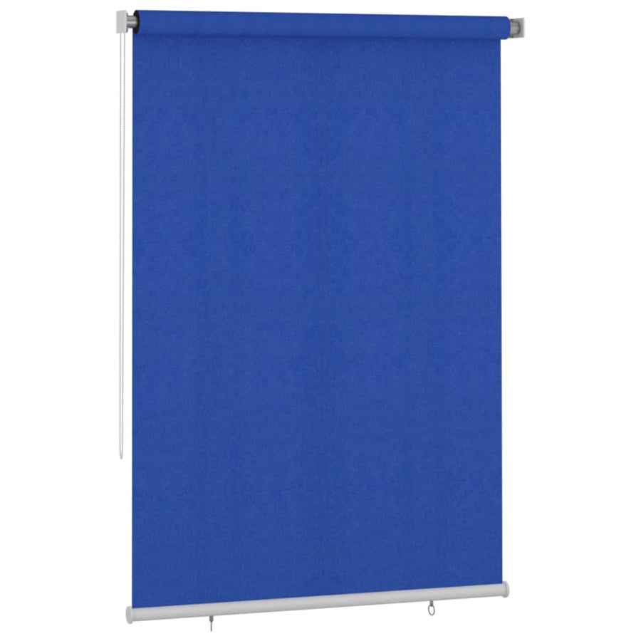 Rolgordijn voor buiten 160x230 cm HDPE blauw
