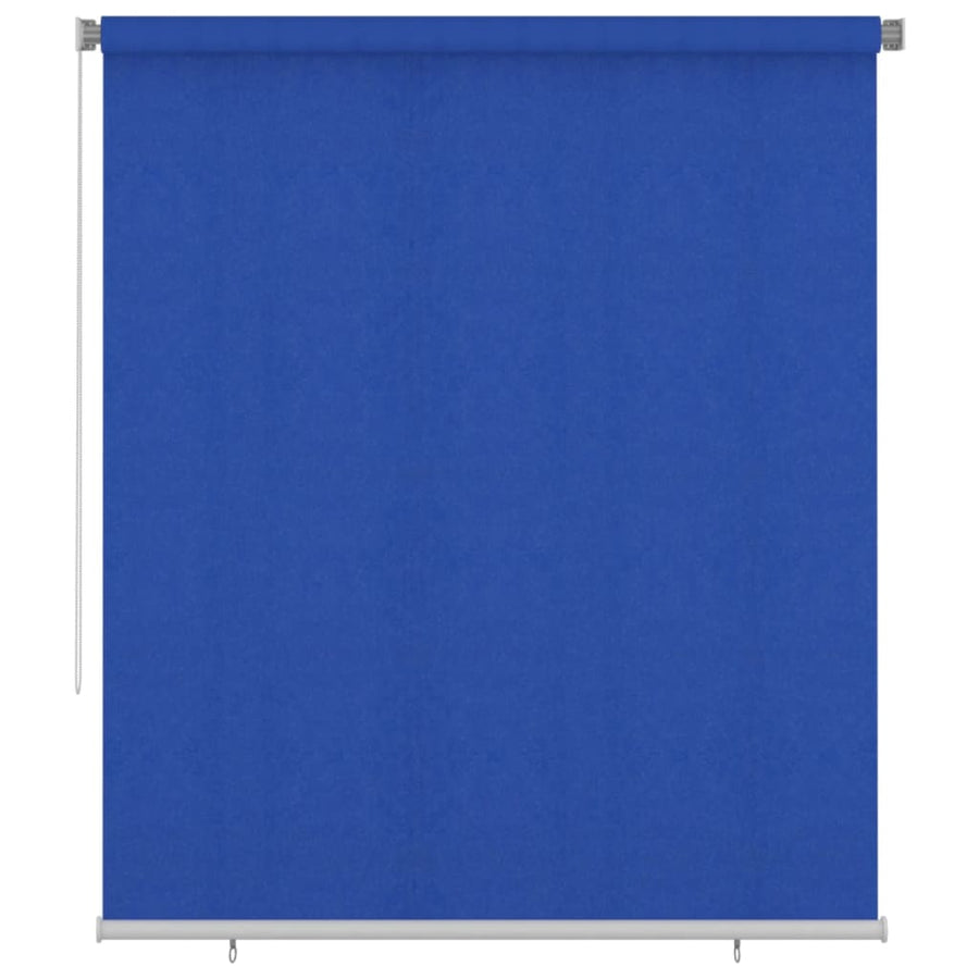Rolgordijn voor buiten 200x230 cm HDPE blauw