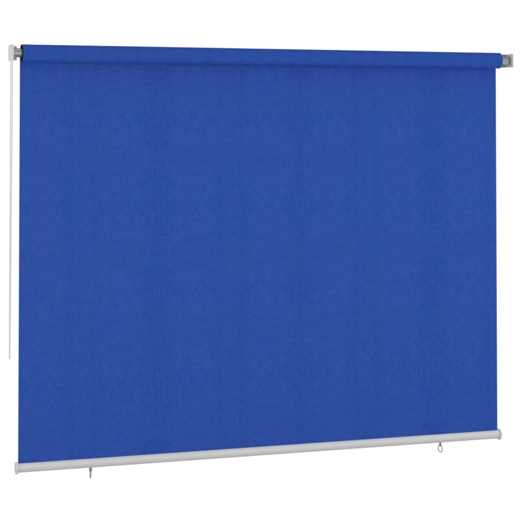 Rolgordijn voor buiten 300x230 cm HDPE blauw