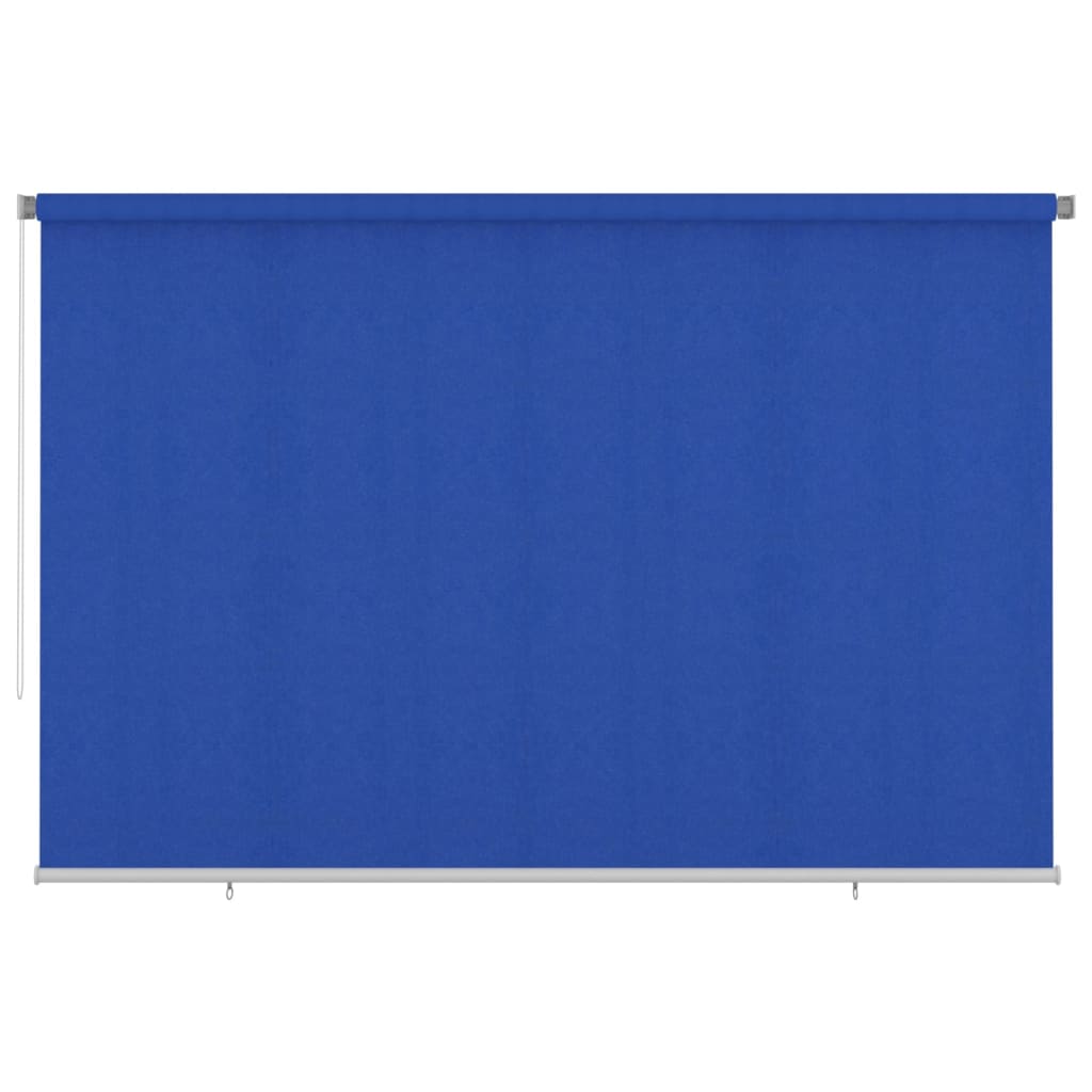 Rolgordijn voor buiten 350x230 cm HDPE blauw
