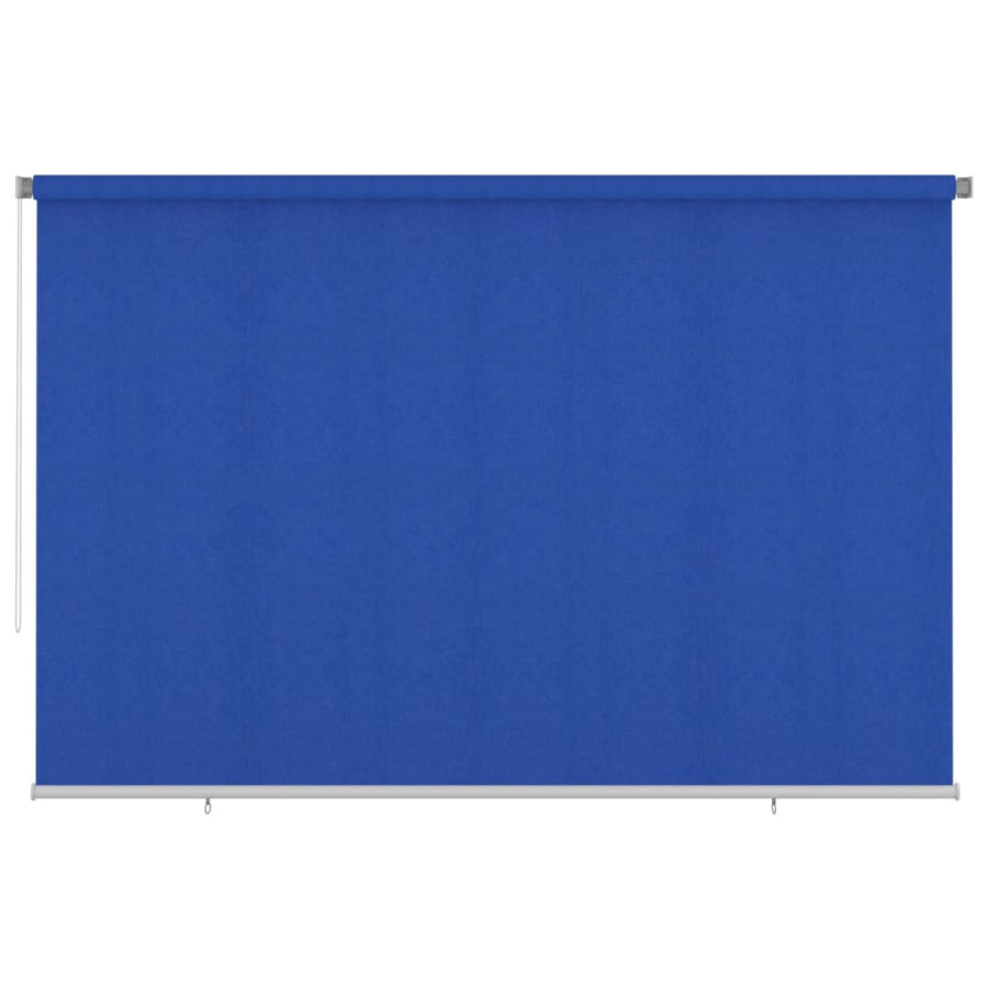 Rolgordijn voor buiten 350x230 cm HDPE blauw