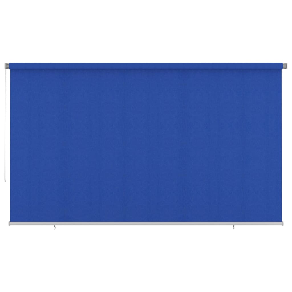 Rolgordijn voor buiten 400x230 cm HDPE blauw