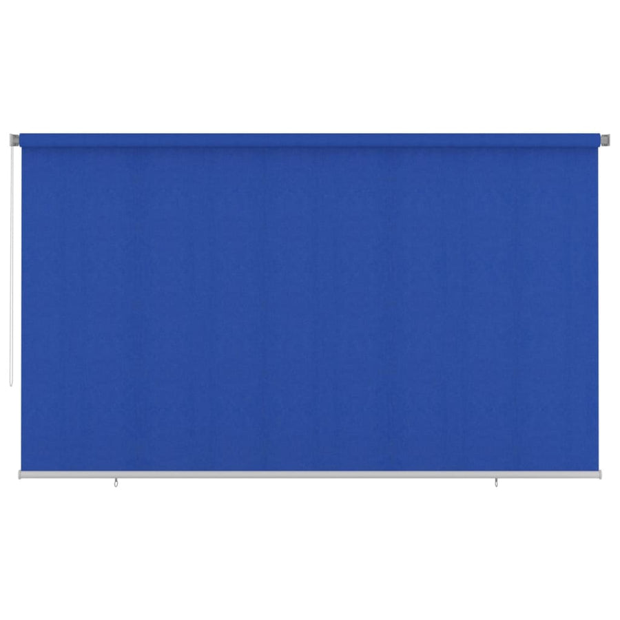 Rolgordijn voor buiten 400x230 cm HDPE blauw