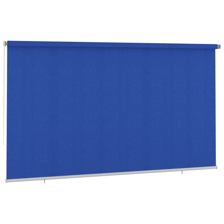 Rolgordijn voor buiten 400x230 cm HDPE blauw