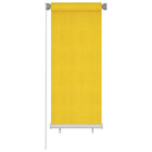 Rolgordijn voor buiten 60x140 cm HDPE geel 60 x 140 cm Geel