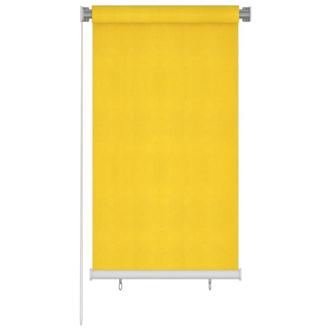 Rolgordijn Voor Buiten Hdpe 80 x 140 cm Geel