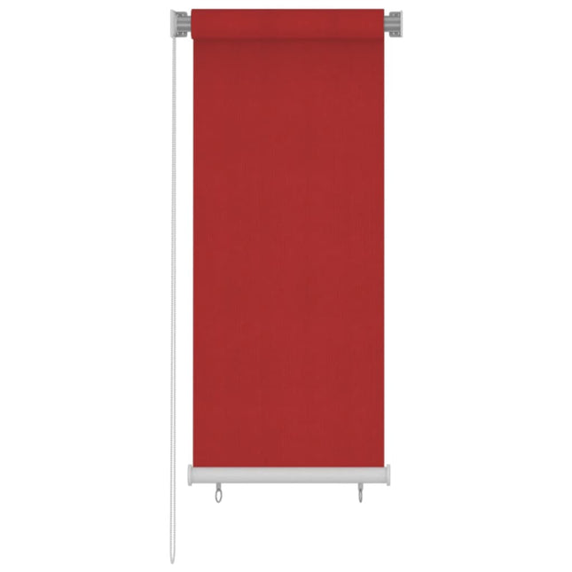 Rolgordijn Voor Buiten Hdpe Rood 60 x 140 cm