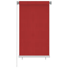 Rolgordijn Voor Buiten Hdpe Rood 80 x 140 cm