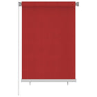 Rolgordijn Voor Buiten Hdpe Rood 100 x 140 cm